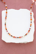 Charger l'image dans la galerie, Collier Dahlia grenat