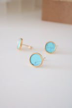 Charger l&#39;image dans la galerie, Bague ronde turquoise
