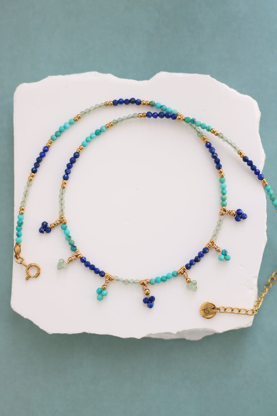 Collier Sienna lapis lazuli