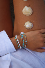 Charger l'image dans la galerie, Bracelet double Hazel turquoise
