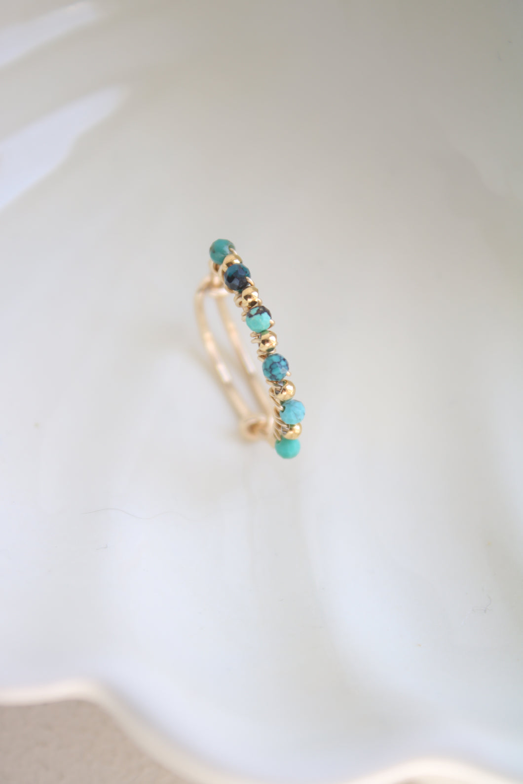 Bague turquoise africaine