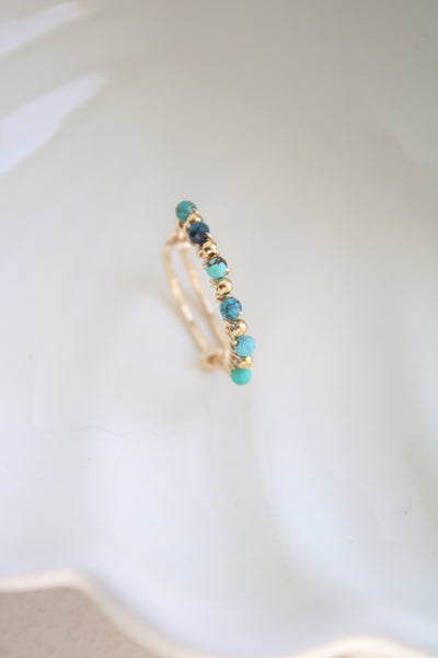 Bague turquoise africaine