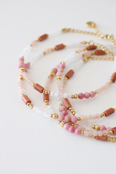 Bracelet de cheville Gus *rose*