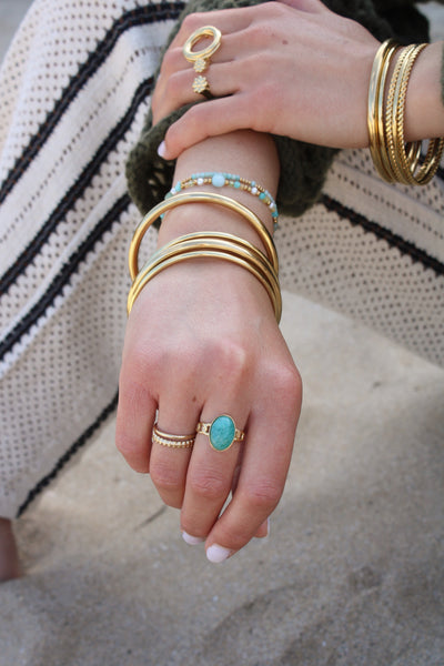 Bague Sandro blanc