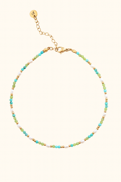 Bracelet de cheville Gisèle *turquoise*