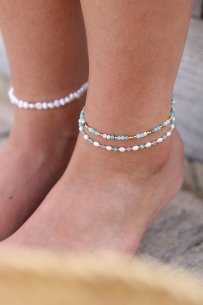 Bracelet de cheville Harlem *turquoise*
