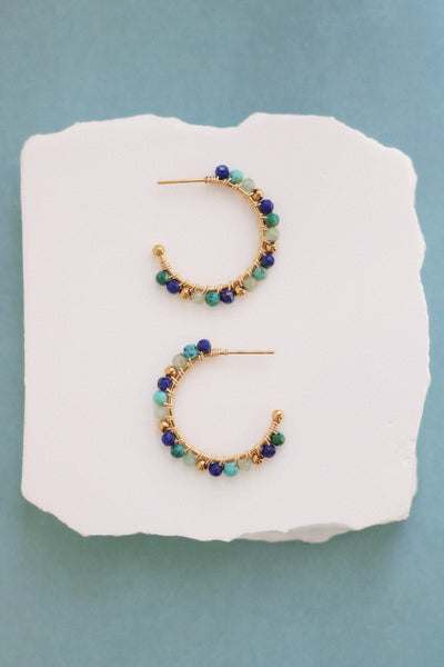 Créoles Azilis lapis lazuli