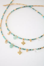 Charger l&#39;image dans la galerie, Collier Lily turquoise africaine
