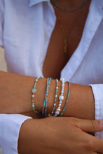 Charger l'image dans la galerie, Bracelet double Hazel turquoise
