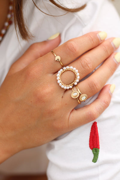 Bague Anouk *blanc*