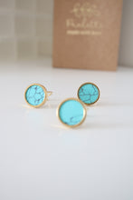 Charger l&#39;image dans la galerie, Bague ronde turquoise
