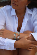 Charger l'image dans la galerie, Bracelet double Hazel turquoise
