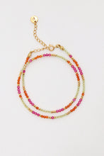 Charger l'image dans la galerie, Bracelet double Hazel péridot
