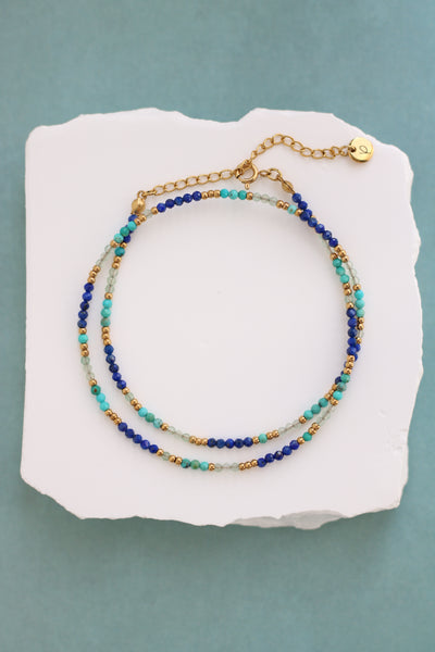 Collier Hazel lapis lazuli