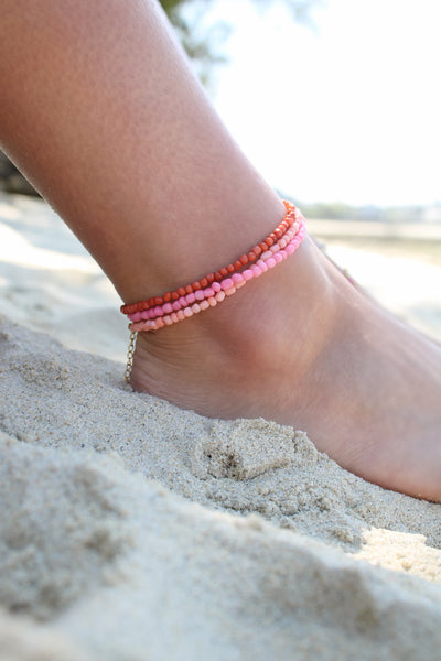 Bracelet de cheville Coral