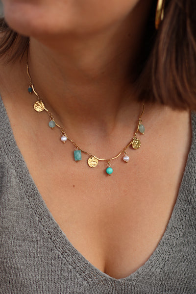 Collier Soho *bleu*