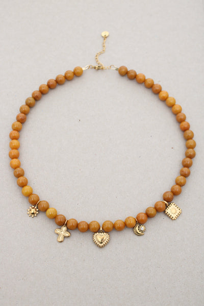 Collier Brune mocha