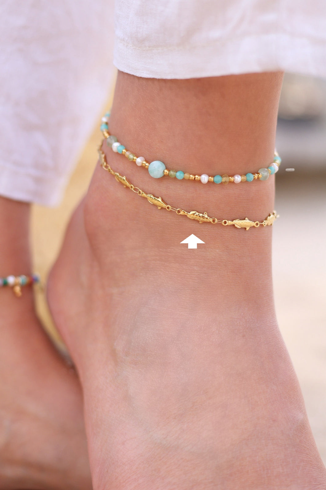 Bracelet de cheville Poisson
