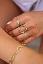 Charger l&#39;image dans la galerie, Bague tissée *turquoise*
