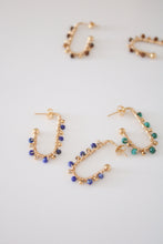 Charger l&#39;image dans la galerie, Boucles Rita lapis lazuli
