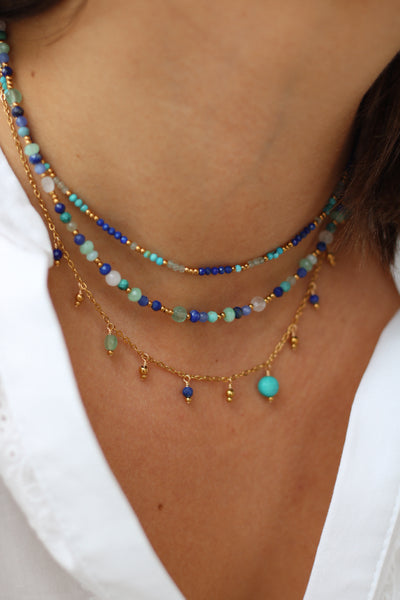 Collier Hazel lapis lazuli