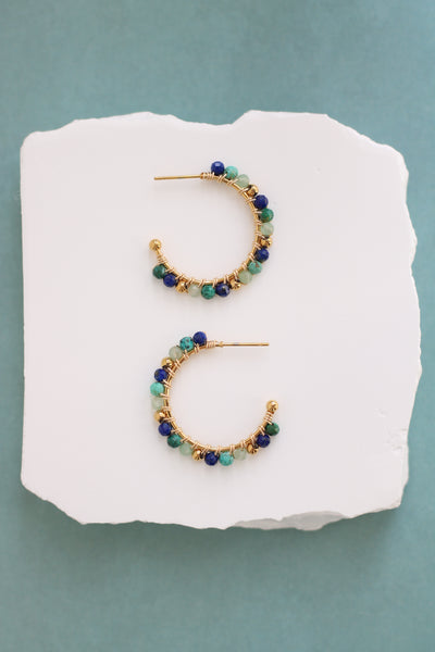 Créoles Azilis lapis lazuli