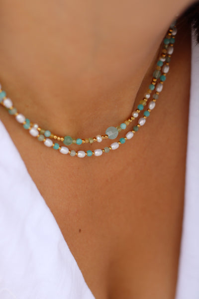 Collier Isla *bleu*