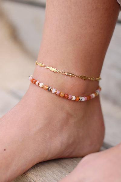 Bracelet de cheville Galina *rose*