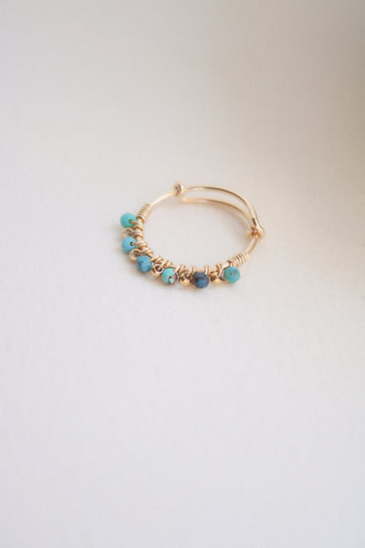 Bague turquoise africaine