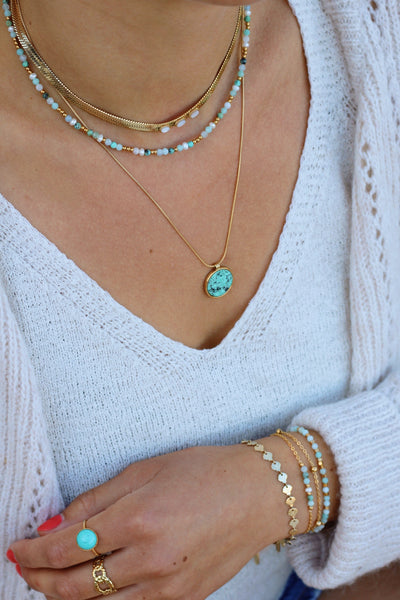 Collier Harlem *turquoise*