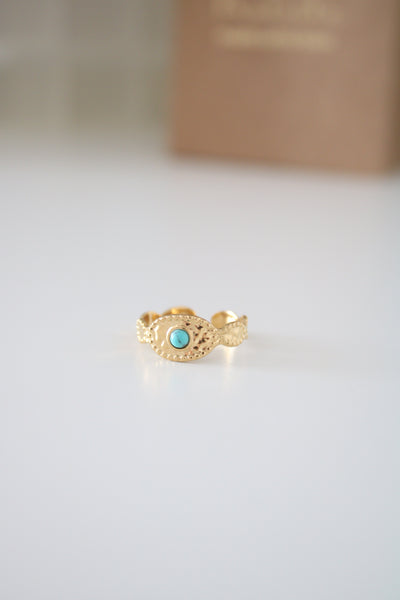 Bague Toa bleue