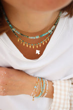 Charger l&#39;image dans la galerie, Collier Meora turquoise africaine
