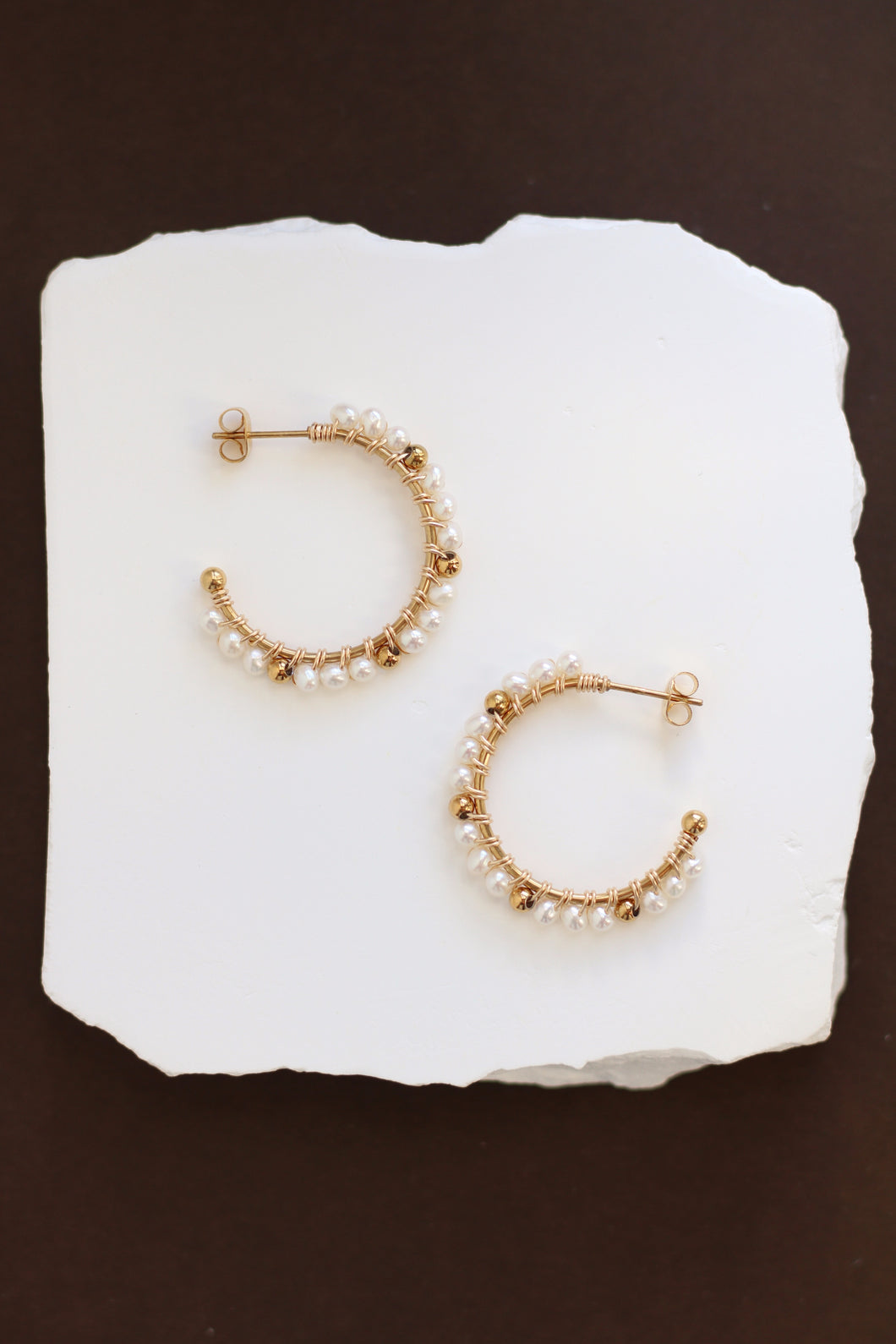 Créoles Azilis perles d’eau douce