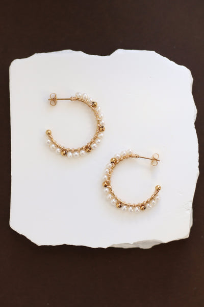 Créoles Azilis perles d’eau douce